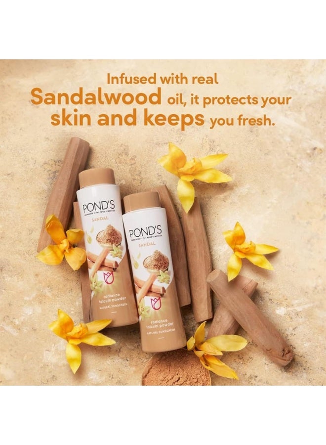 POND'S Sandal Radiance Talcum Powder|| 300 g - Image 4